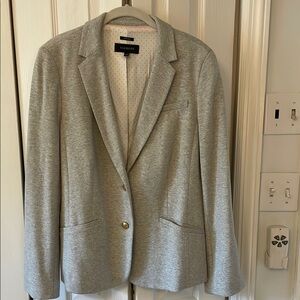 Talbots Aberdeen Light Gray Blazer 12